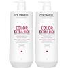 GOLDWELL Set Capelli Colorati GOLDWELL DS Color Extra Rich Brillance Shampoo + Balsamo