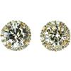 Nessuno Nuovissimi orecchini con diamanti K18YG 2,030 ct VLY VS2 /SI1 G D0,28 CT [ESC...