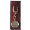 PORTACHIAVI ARGENTATI CON ANELLO PORTA MONETA O BUSTINA - VARI DIAMETRI