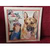 A. CIRIELLO TAVOLA ORIGINAL ART Bozzetto film "ZANNA BIANCA " 1977 Jack London