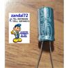 10 PEZZI CONDENSATORE ELETTROLITICO VERTICALE 2200uF 6,3V 105° 10x20 PASSO 5mm