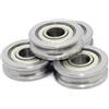 6pcs U604zz 4mm*13mm*4mm Deep U Track Guide Bearing For U-Groove Guide 4X13X4mm