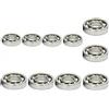 ISSCX 10PCS Stainless Steel Bearing R1-5ZZ 3/32*5/16*9/64in P6 Miniature Thin-Walled