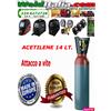 BOMBOLA ACETILENE DA 14 LT. ATTACCO A VITE PIENA