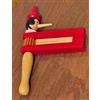 Gioco Raganella Giocattolo Pinocchio In Legno Tric Trac Bambini moc