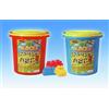 Secchio Bambini Contenitore Con Costruzioni Plastica Colorate Bimbi sar