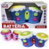 Batteria Musicale Con Luci E Suoni Gioco Giocattolo Bambini sar