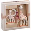 , Set Regalo Nascita Sophie La Giraffa + Anello per La Dentizione, 100% Gomma