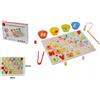 Gioco Della Pesca Con Lettere In Legno Gioco Giocattolo Educativo Bambini dfh