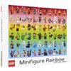 Lego Minifigure Rainbow 1000-Piece Puzzle