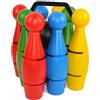 Gioco Mare Birilli Set 9 Pezzi 8 Birilli + Palla Bambini Divertimento dfh