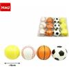Set 12 Pz Palline Palle In Spugna Gioco Bambini Bimbi Giocattolo Sport hmj