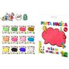 Set 12 Confezioni Plastilina Pasta Magica da 30gr Bambini Gioco Colorata bal
