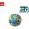 Set 12 Pz Palline Palle In Spugna Gioco Bambini Bimbi Giocattolo Mappamondo hmj