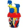 Secchiello Spider-Man Con Accessori Giochi Mare Bambini Innaffiatoio Paletta sar