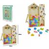 Gioco in Legno Tetris DFh Toys 36 Pezzi Puzzle Incastro Bambini Educativo dfh