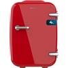 Cecotec Mini Frigorifero Bolero MiniCooling 4L Habana Red 12V 220V Compatibile con auto