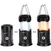 Lampada Luce Portatile Solare Da Campeggio Hs-5900T 6+1 Led Lanterna cir