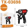 Power Gripper TX-03698 - Pinza Ginnica Regolabile da 5-165KG con Contatore linq