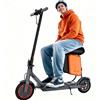 LADPED Electric Scooter with Seat for Adults 8.5" Solid Commuter E-Scooter