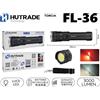 Torcia LED Ricaricabile HUTRADE FL-36 3000 Lumen, Alluminio, Impermeabile mar