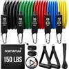 Elastici per Bodybuilding - Fasce Elastiche per Yoga Calistenia Gym Crossfit TRX