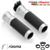 RIZOMA Manopole Rizoma Moto Yamaha TDM 850 Coppia Silver Alluminio Argento