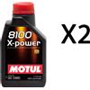Motul 2 Litri Olio Auto Motul 8100 XPower 10W60 A3B4 100% Sintetico Motori Sportivi