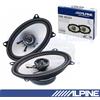 ALPINE Casse Alpine SXE-4625S Kit Altoparlanti Coassiali 2 Vie 4x6" 10x15mm 150W