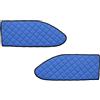 F-Core SET PANNELLI PORTA PORTIERE ECOPELLE BLU MERCEDES ACTROS MP2 - MP3 2003>2010