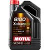 MOTUL 5 Litri Olio Motore Auto Motul 8100 X-CLEAN XCLEAN 5W30 C2 C3 EFE GM DEXOS 2