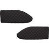 F-Core SET PANNELLI PORTA PORTIERE ECOPELLE NERO ROSSO MERCEDES ACTROS MP2 MP3 03>2010