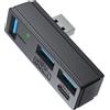 Hub USB 3.0 4 in 1 per Steam Machine per for ps5 PC Portatile 5Gbps