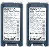 BATSECUR 2 BATTERIE BAT25 BAT26 3,6V 5,4Ah LITIO BATLI25 per allarmi Logisty Daitem