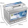VARTA BATTERIA BATTERIE AUTO VARTA 110 100 95 80 72 63 60 AH DYNAMIC SLI AVVIAMENTO