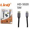 Cavo Da Hdmi A Hdmi Hd 2.0 4K Lunghezza 5mt Linq Hd-5020