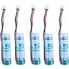 Saft 5 Batterie per allarme beghelli stilo AA litio 3,6V litio compatibile