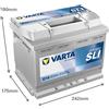 VARTA BATTERIA BATTERIE AUTO VARTA 110 100 95 80 72 63 60 AH DYNAMIC SLI AVVIAMENTO