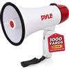 Megafono PA Bullhorn, Megafono Portatile 20 Watt E Controllo Volume Regolabile C