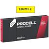 Duracell 100 MINI STILO AAA DURACELL PROCELL INTENSE PROFESSIONALI LR6 MN1500 ALCALINE