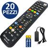 BRAVO TELECOMANDO UNIVERSALE TECHNO3 20 PEZZI CON 1 PROGRAMMATORE INCLUSO