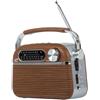LTC Radio Portatile Bluetooth Retro LTC Nida AM FM USB SD LXLTC2027