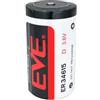 EVE ER34615 Batteria D torcia torcione litio 3.6V 19Ah ER 34615 LSH20 ALTA POTENZA