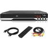 Lettore Dvd Div Cd Mp3 Usb Hdmi Media Player Con Telecomando