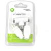 Set 2 Connettori Coassiali Antenna Tv + Sdoppiatore 1M - 2F 9,5mm hsb