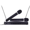 Kit 2 Microfoni Professionali Wireless Con Centralina Vhf Bicanali At-306 Linq