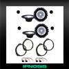 Alpine Kit 8 casse ALPINE Alfa Romeo Giulietta + 2 Supp Ant + 2 Post + 4 conn
