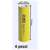 Batterie Ricaricabili 4 5000mah 3.6V 26650