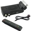 EACH Decoder Digitale Terrestre HD Presa Scart 180° Tv Mini DVB T2 USB E HDMI