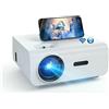 Global Security Shop Proiettore 4K WIFI Usb Sd Casa Negozio Professionale
